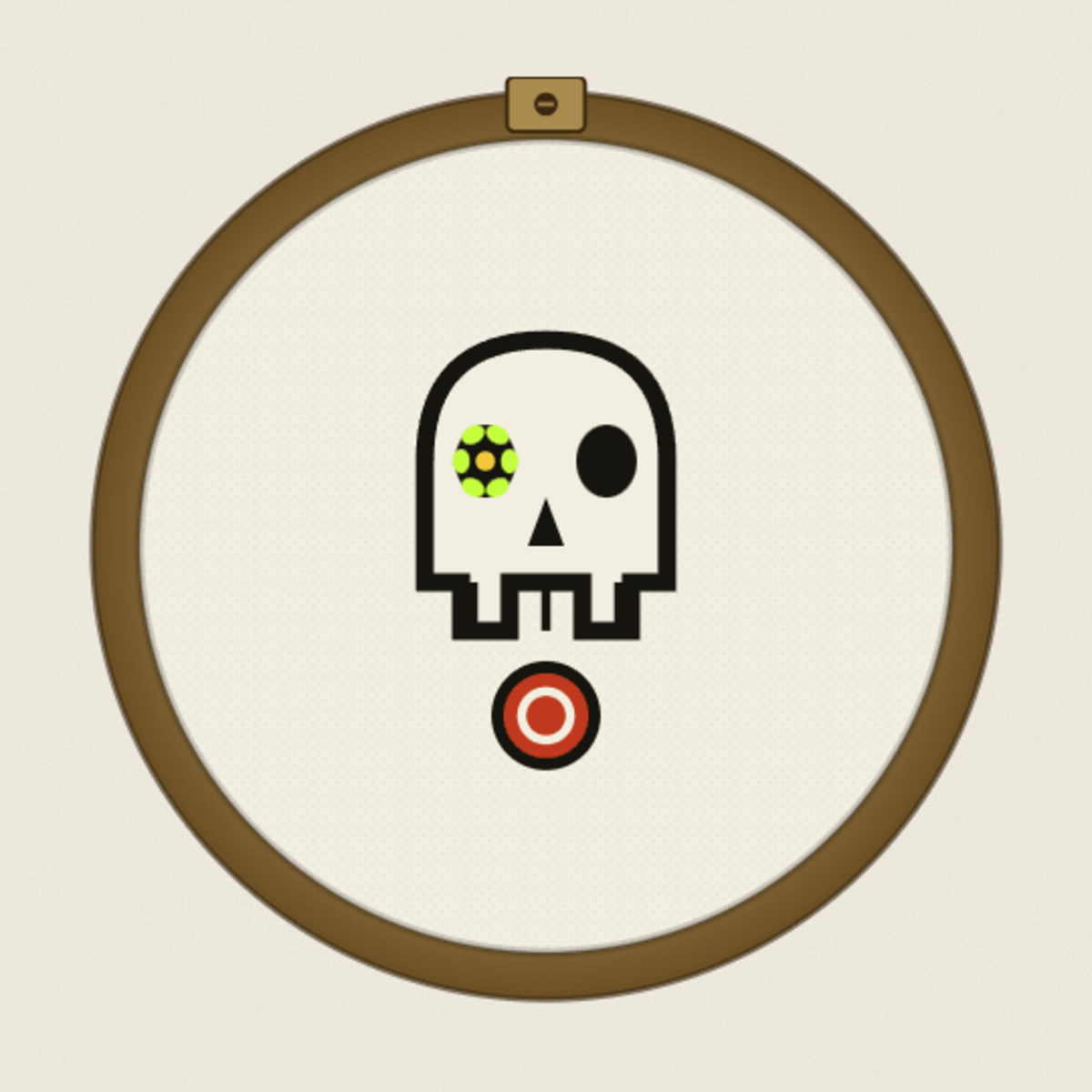 Daisy-Eye Skull